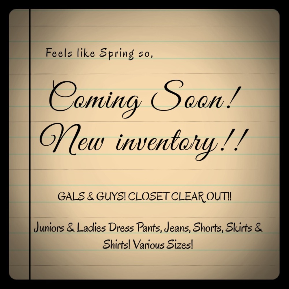 New Listings Coming This Afternoon & Tonight!!